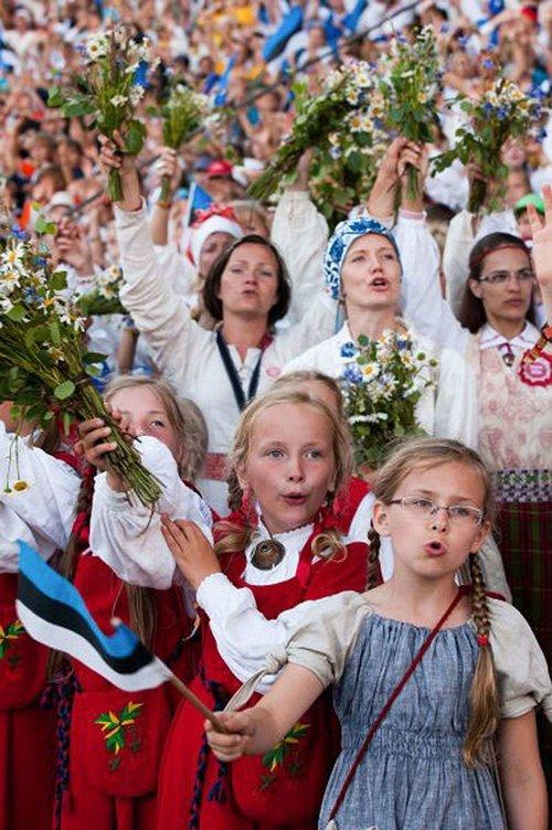 Participants in Estonia Song Festival